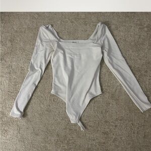 Aritzia White Bodysuit Size Medium